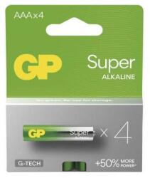 GP Batteries Super Alkáli elem AAA 4db (B01114)