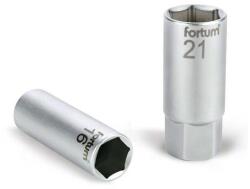 Fortum Gyertyakulcs dugófej 1/2", 61CrV5; 21mm, gumírozott FORTUM (4700901) - barkacsland