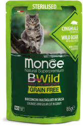 Monge Bwild Gabonamentes 85g Alutasak STERIL Vaddisznó + Zöldség - krizsopet