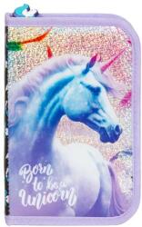 DERFORM Unikornisos kihajtható tolltartó felszerelt - To be unicorn (PWJJR15)
