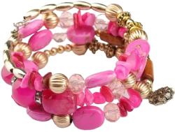 HARAHU SP-33428 Karkötő - Sötétrózsaszín KP33428