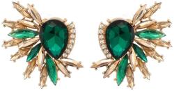 HARAHU FL-33414 Fülbevaló - Arany/Zöld KP33414