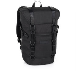 Bagmaster fekete ráhajtós textil hátizsák messenger24a