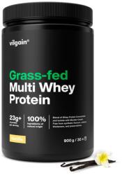 Vilgain Grass-Fed Multi Whey Protein -⁠ több mint 77% tejsavó koncentrátum, izolátum és kazein, hatékony közvetlenül edzés után és hosszan tartó fehérjehiány esetén, tisztán természetes formula, sztíviával éd