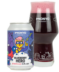 MONYO Brewing Co. Blueberry Hero 3, 8% 0, 33l - drinkair