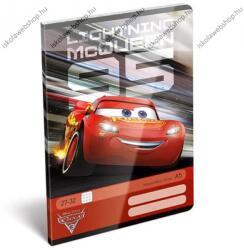  Autós Cars/Verdák Lighting 2. osztályos vonalas füzet, A5/16-32 (ZI_2018_035)