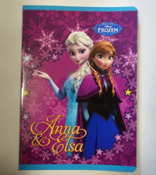  Hercegnős Frozen/Jégvarázs 2. osztályos vonalas füzet, A5/16-32 (ZI_2018_034)