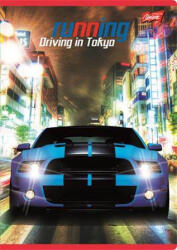  Autós - Running Kék 2. osztályos vonalas füzet (A5/16-32) (COR_2018_UNRUN532K_2o_kek)