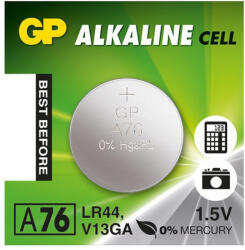 GP Batteries LR44 1.5V alkáli elem 1db/cs