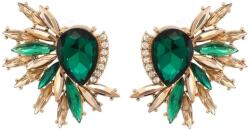  FL-33414 Fülbevaló - Arany/Zöld