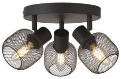 Searchlight Meshy fekete mennyezeti spotlámpa (SL-81201-3BK) E14 3 izzós IP20 (81201-3BK)