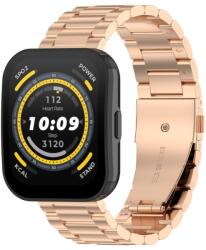  CLASSIC Fém szíj Amazfit Bip 5 rózsaszínhez