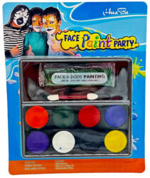 Szoti Kft Arcfesték szett aplikátorral és csillámmal, 8 szín