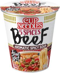 Nissin Cup Noodles Fűszeres Marha Ízű Tésztaleves, 64gr (Nissin)
