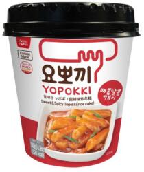 Yung Poong Instant Édes és Csípős Yopokki Pohárban, 140gr (Young Poong) (8809054403476 14/11/2025 (12db) 19/12/2025 (12+12db))