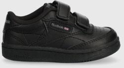 Reebok Classic gyerek bőr sportcipő fekete - fekete 19.5