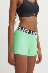 Under Armour edzős rövidnadrág Authentics zöld, nyomott mintás, közepes derékmagasságú - zöld L