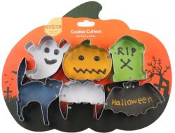 Nagy fém sütemény kiszúró 6 db-Halloween Tök