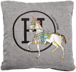 King Home Paris Home Lovas Díszpárna Chenille Szürke (KHM-5900168831032)