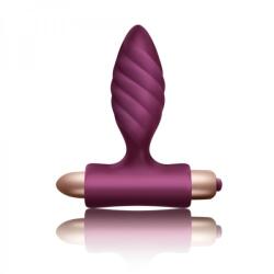 Rocks-Off Dop Anal Climaximum Oryx, 10 Moduri Vibratii, Silicon, Burgundy, 10.3 cm