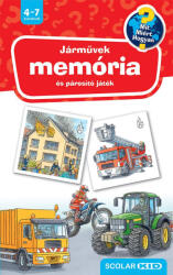 Scolar Kiadó Kft Járművek - Memória- és párosító játék (5999887153297)