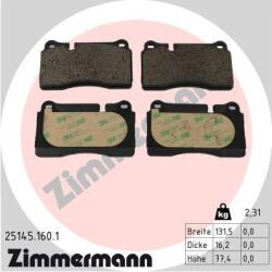 ZIMMERMANN set placute frana, frana disc ZIMMERMANN 25145.160. 1 (25145.160.1)