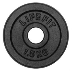 LIFEFIT Disc LIFEFIT® 1, 5 kg, metal, pentru bară de 30 mm