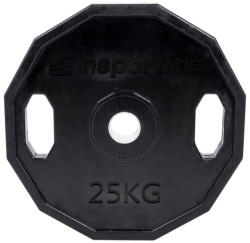 inSPORTline Disc olimpic cauciucat inSPORTline Ruberton 25 kg 50 mm
