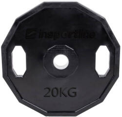 inSPORTline Disc olimpic cauciucat inSPORTline Ruberton 20 kg 50 mm