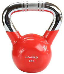 HMS Kettlebell cu maner cromat HMS KTC 8 kg rosu