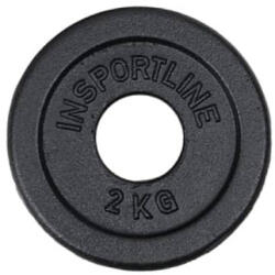 inSPORTline Disc olimpic din fontă inSPORTline Castblack OL 2 kg 50 mm