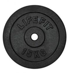 LIFEFIT Disc LIFEFIT® 15 kg, metal, pentru bară de 30 mm