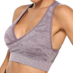 Merco Cut Bra sutien sport violet