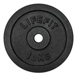 LIFEFIT Disc LIFEFIT® 10 kg, metal, pentru bară de 30 mm