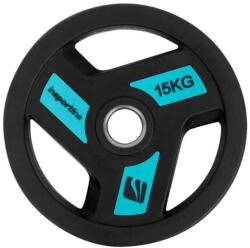 inSPORTline Disc olimpic cauciucat inSPORTline Herk OL 15 kg 50 mm