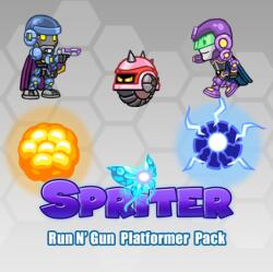 BrashMonkey Spriter: Run N' Gun Pack (PC - Steam elektronikus játék licensz)