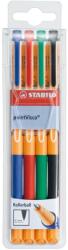 STABILO PointVisco rollertoll készlet 0,5mm, 4 klf. szín (1099/4)