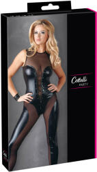 Cottelli Collection - Ujjatlan, fényes domina overál (27300301051) - szexshop