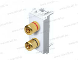 TEM audio aljzat (fehér) 2xaudio KM23PW(18629) - mixvill - 7 501 Ft
