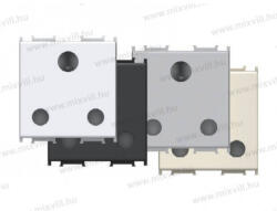 TEM dugalj brit fehér BS546 15A 250V~ 2M PW VM51PW(17890)