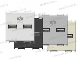 TEM USB töltő aljzat 5V 1A krém EM65IW(38406)