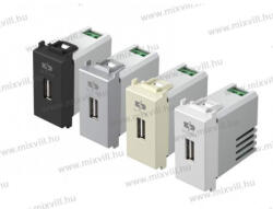 TEM 1M USB töltő aljzat 5V 2, 1A fehér EM66PW(38156) kif