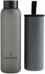 Waterdrop Glass fekete 600 ml