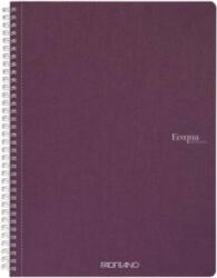 Fedrigoni Ecoqua A5 70 Lapos Lila Kockás Spirálfüzet (19148112)