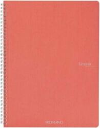 Fedrigoni Ecoqua A5 70 Lapos Korall Vonalas Spirálfüzet (19148205)