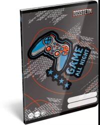 Lizzy Card Bossteam Gamer Xcore A5 20-32 Lapos Sima Füzet (20826)