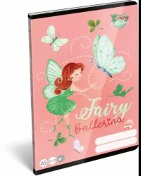 Lizzy Card Fairy Ballerina Dance A5 20-32 Lapos Sima Füzet (20828)