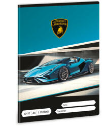 Ars Una Lamborghini Türkiz A5 12-32 Lapos III. Osztályos Vonalas Füzet (53603364)