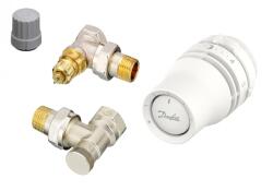 Danfoss RA-FN15 1/2 Sarok radiátor szelep szett Danfoss Redia érzékelővel (015G5333)