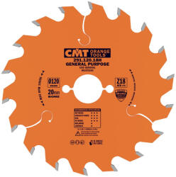 CMT CMT narancssárga fűrészlap univerzális elektromos szerszámokhoz - D120x1, 8 d20 Z18 HW Industrial